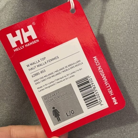 Helly Hansen Gray Malla Sleeveless Top, NWT - Picture 3 of 5